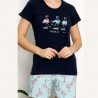 Zabawna piżama we flamingi M L XL 2XL