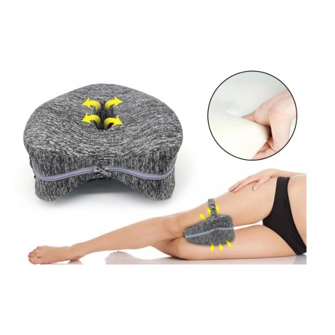 Poduszka Ortopedyczna między kolana i nogi klin z gumką